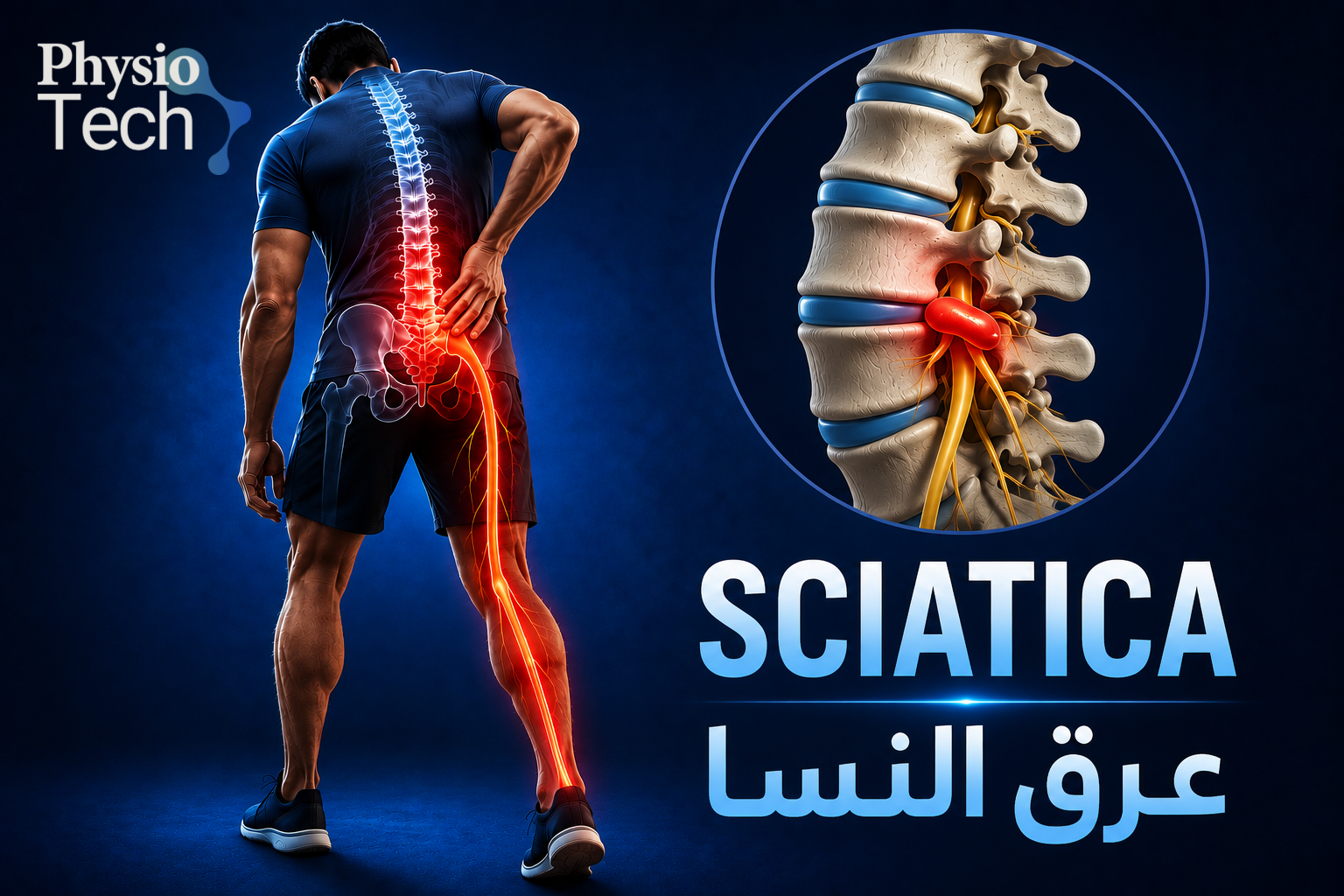 عرق النسا: الأسباب والأعراض والعلاج ومتى تحتاج إلى العلاج الطبيعي؟